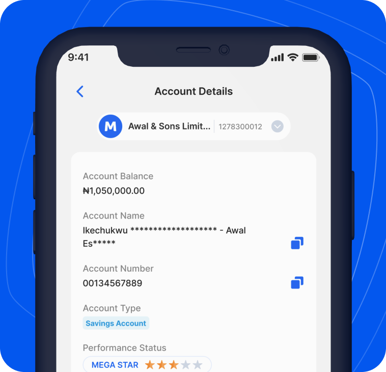 Business Account Opening